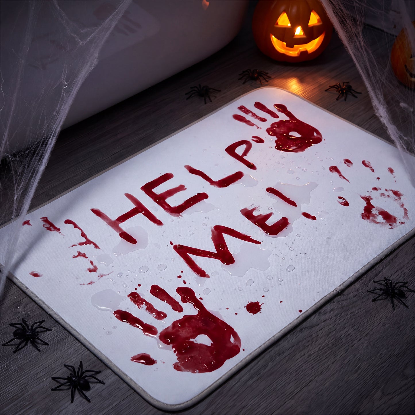 Ultra-Realistic Bloody Crime Scene Bath Mat