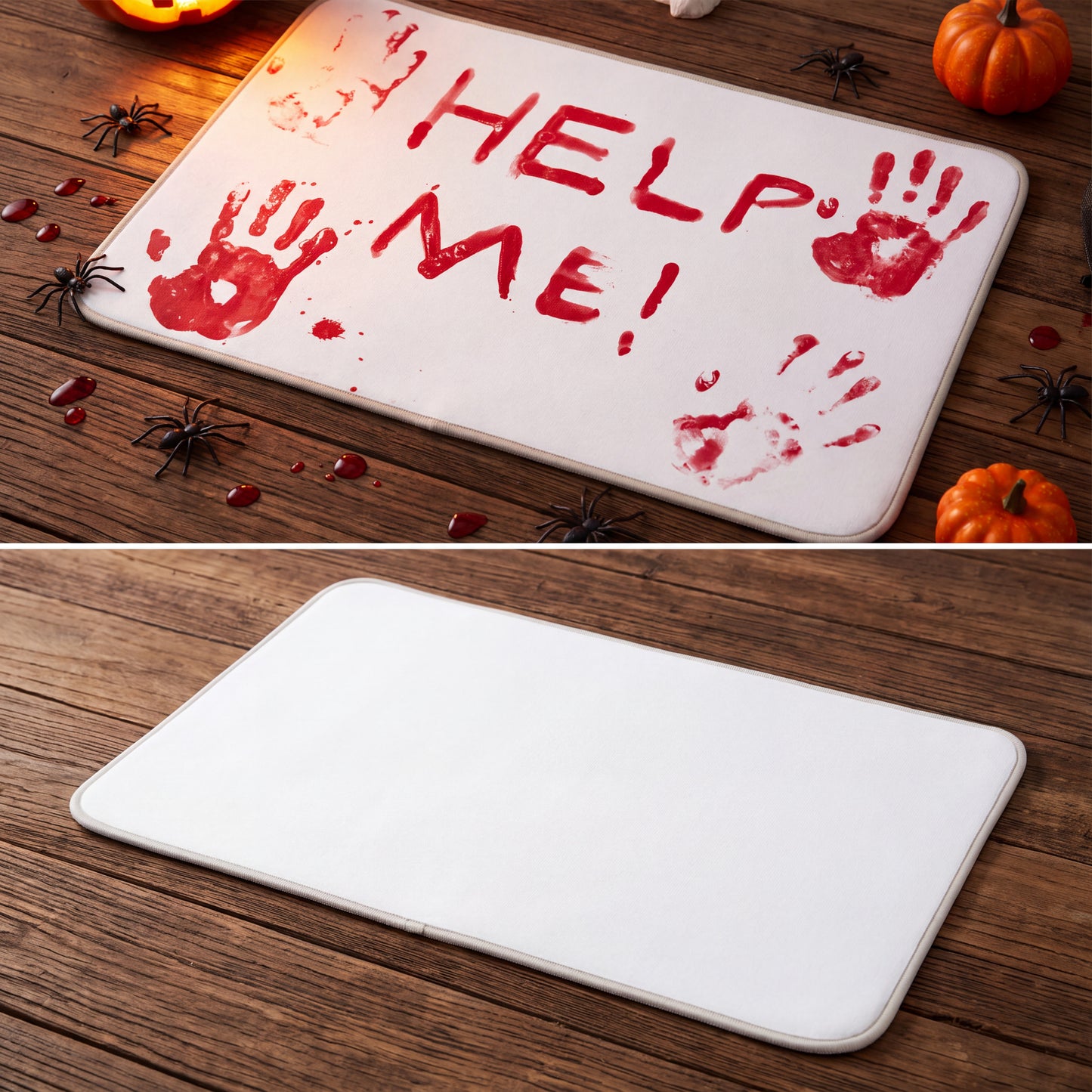Ultra-Realistic Bloody Crime Scene Bath Mat